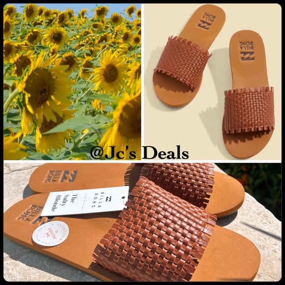 🌼 Billabong Salty Blonde Sunrise Breeze Sandal 🌼 - Picture 1 of 7